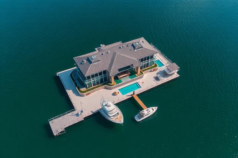 Casa à beira-mar à venda em Miami com doca privada na Baía de Biscayne e paisagismo tropical